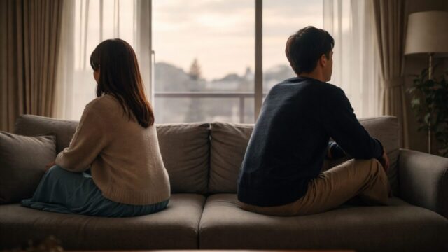 もう理解できないと伝え合う男女