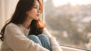 彼を一人ぼっちにしないようにと思う女性