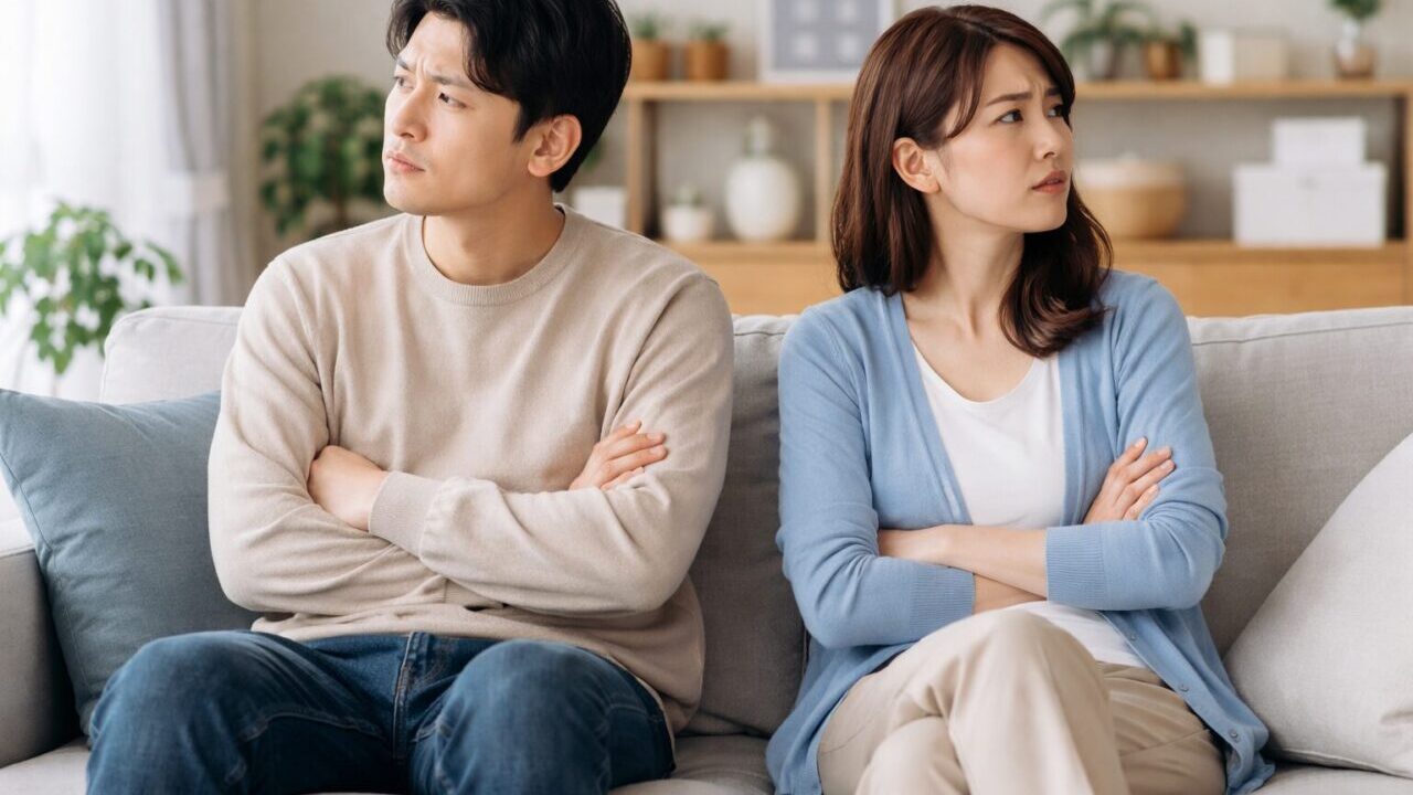 妻の機嫌が直らず困る夫