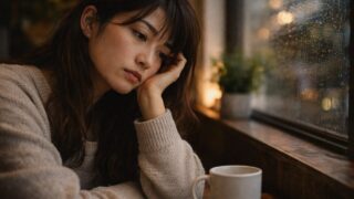 彼を愛しているが苦しくなった女性