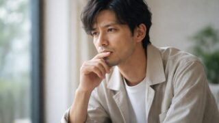 俺じゃないほうがいいと話す男性