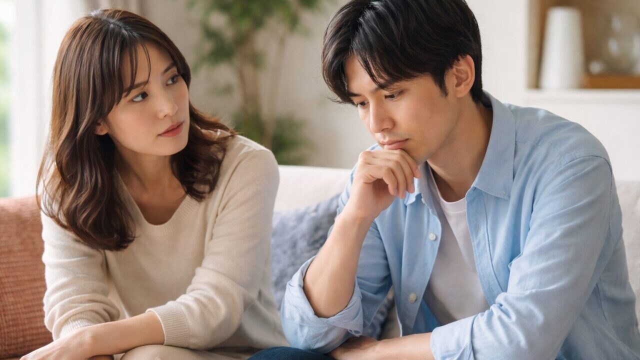 結婚前に心を開かなくなった男性