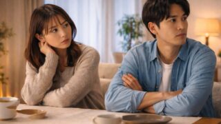 ケンカの後でよそよそしくなり距離を取る男性