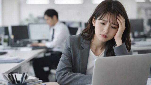 最悪を避けようとして頑張り続けてしまう女性