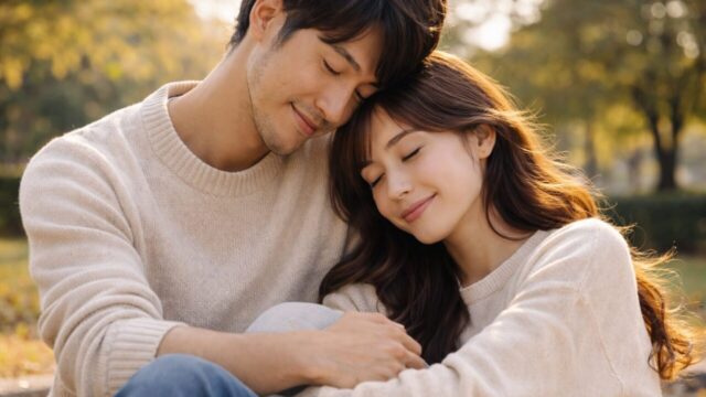 受け入れ合うカップル