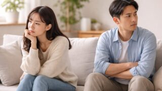 身近な人に言いたいことが言い出せないカップル