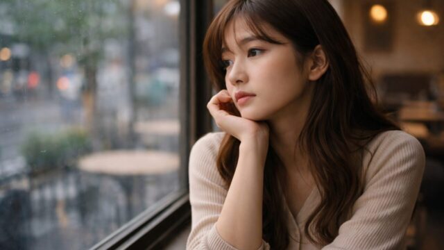 彼との関係で悩む女性