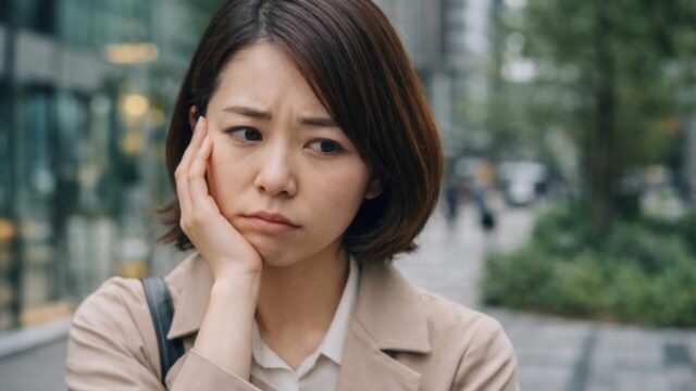 男を見る目がないと悩む女性