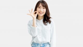 笑顔の女性
