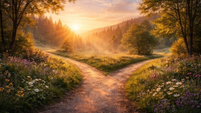 立ち位置を示すシンボル写真