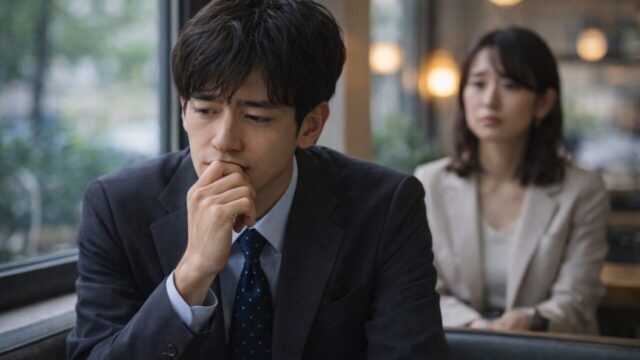 恋愛となると固まる男性